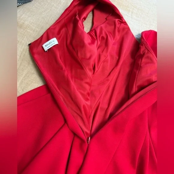 Anthropologie Bailey 44 Vibrant Red Mini romantic Dress - Picture 13 of 14